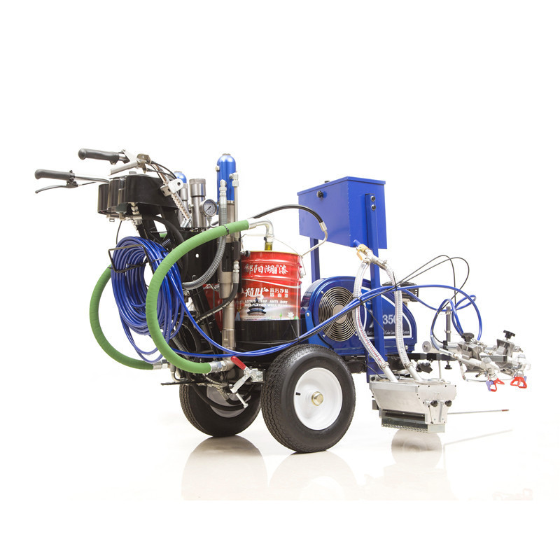 Two-component road marking machine Gasoline Engine paint Line machine