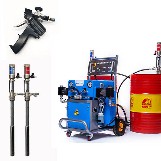 Big air pump motor powerful polyurea and closed cell polyurethane spray pu foam machine