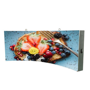 Cheap Price  P5  3D Dicolor Poster Giant Curved Mesh Big Tv Outside Panel Flexible Advertising Outdoor Led Screen Display