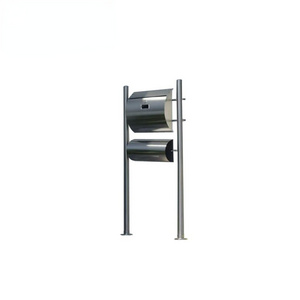 Satin Stainless Steel Contemporary Mailbox For Sale