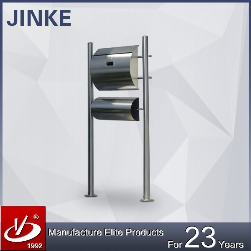 Satin Stainless Steel Contemporary Mailbox For Sale