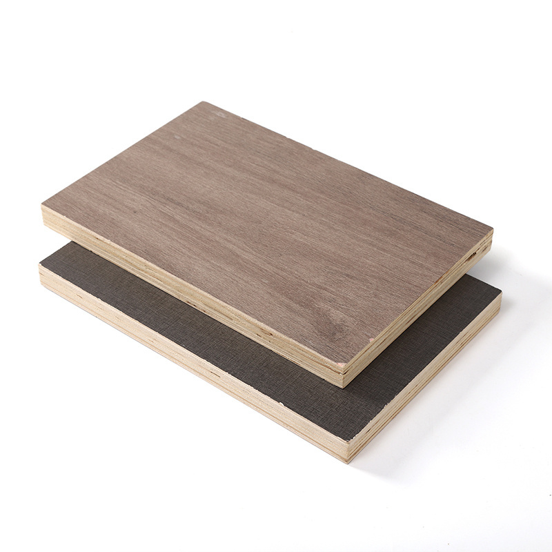 Waterproof E0 Furniture Decoration Wood Fiber melamine Faced plywood Board E0 Laminated plywood From factories in China