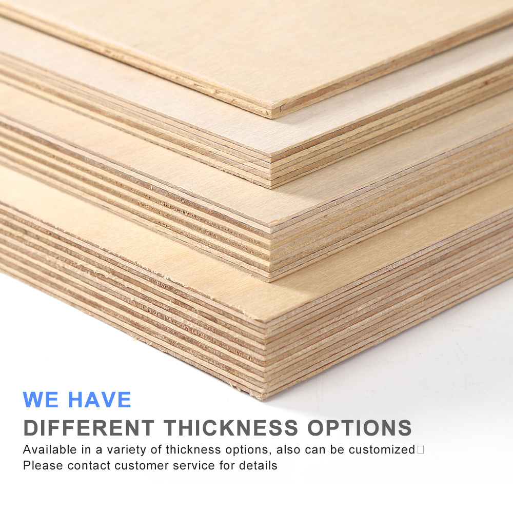 Waterproof E0 Furniture Decoration Wood Fiber melamine Faced plywood Board E0 Laminated plywood From factories in China