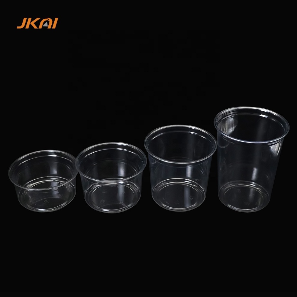 12oz 16oz 24oz 32oz 117mm Plastic Packaging Containers With Lids Lemonade Cups