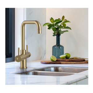 3 4 5 in 1 instant boiling and chilled water tap kitchen filter faucet stainless steel brushed gold sparkling boiling water tap