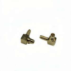 MMCX-P-C-H-RA-CA2 RF Connector / Coaxial Connectors 50 Ohm MMCX Plug, Cable Termination