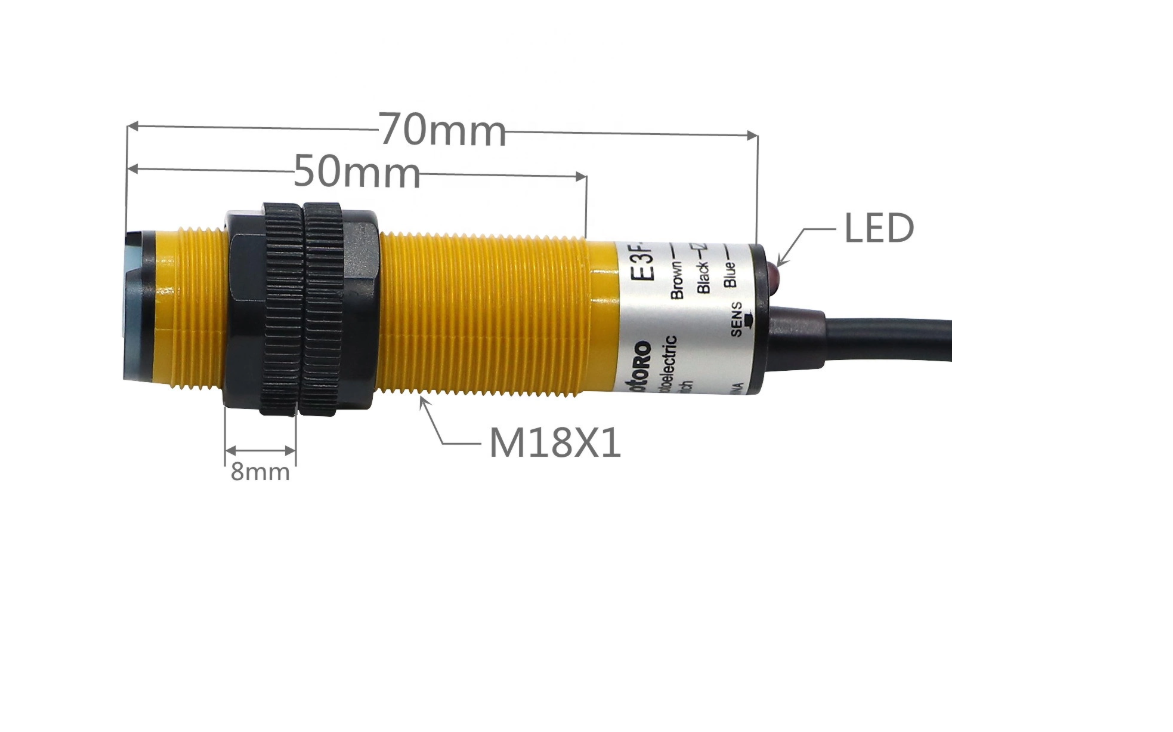 E3F-DS30C2 e3f Cylindrical diffuse type Infrared photoelectric switch  sensor