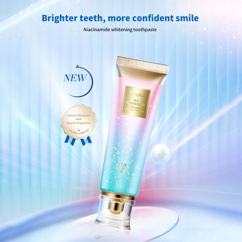 Add nicotinamide whitening ingredient and silica deep cleaning, Stain removal and Sensitivity Repair toothpaste