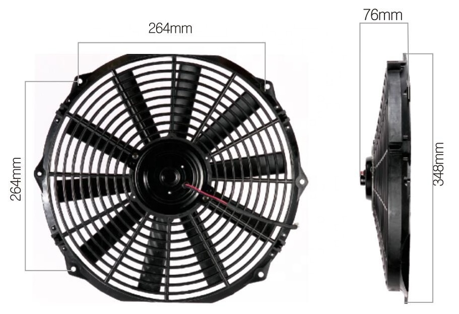 auto condenser fan 14 inch 24v push ac system electric car fans low price cooling fans