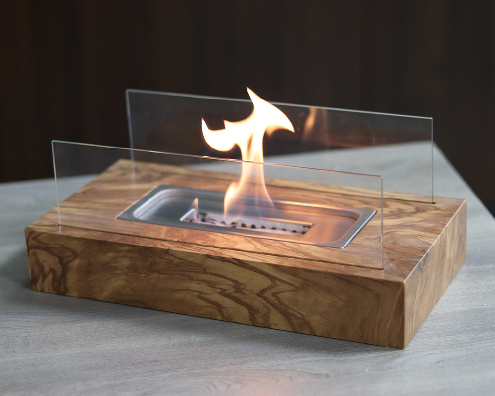 Table Top Ethanol Fireplace Indoor Outdoor Fire Pit Portable Fire Bowl Firepot Tabletop Bioethanol Fireplace Living Room Modern