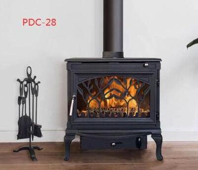 Free Standing Wood Burning Fireplace Stove Indoor Fire Pit Outdoor Pellet Wood Heater Camping Stove BBQ Real Fire Stove