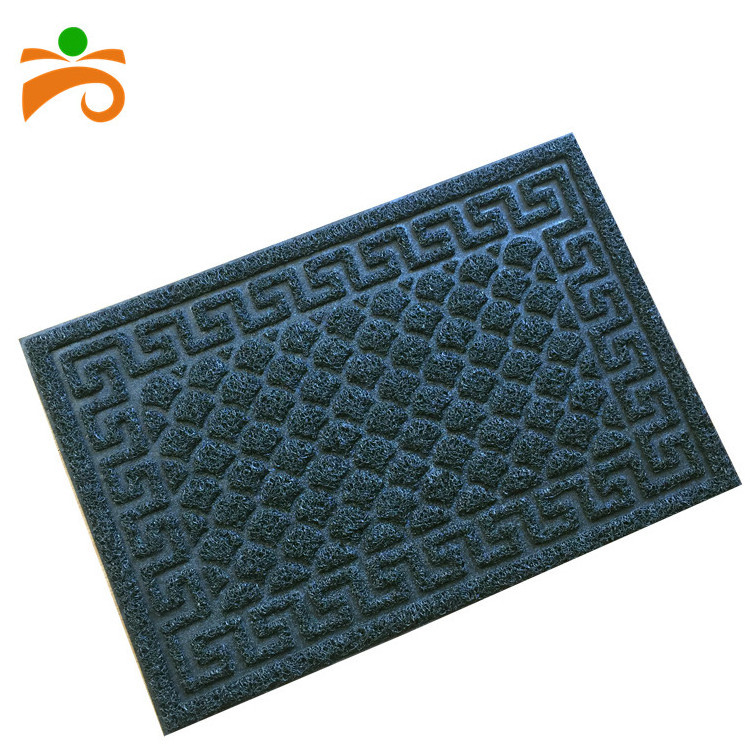 Factory Price 40*60cm Spaghetti Design Pvc Coil Door Mat