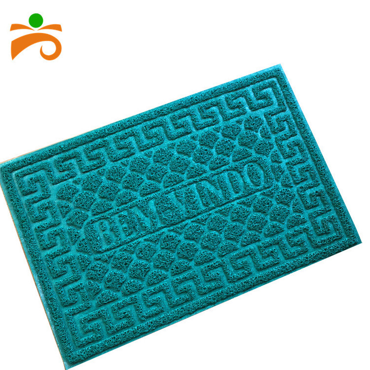 Factory Price 40*60cm Spaghetti Design Pvc Coil Door Mat