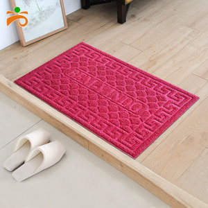 Factory Price 40*60cm Spaghetti Design Pvc Coil Door Mat