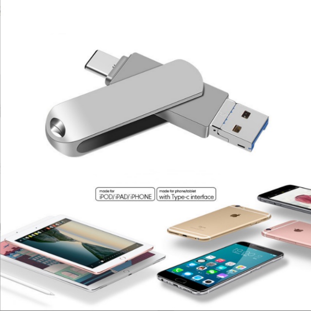 3 in 1 OTG USB Flash Drive 512GB 256GB 128GB 64GB 32GB 16GB 8GB Drive Smartphone Pendrive OTG 2.0 USB Stick Flash Drive