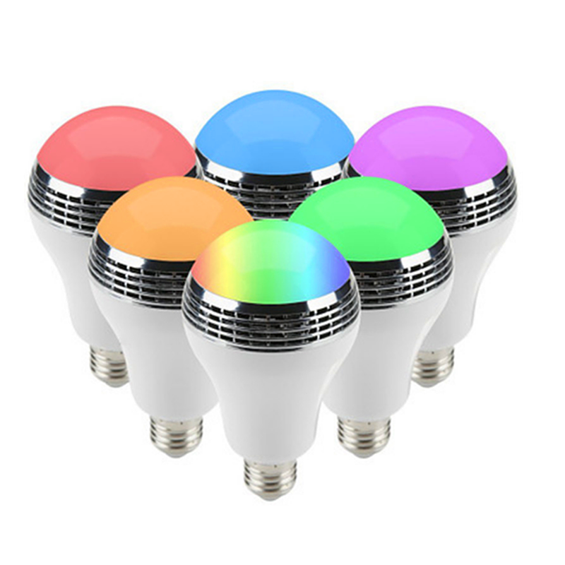 JK102 Smart LED Bulb APP Control Music Bluetooth Light Bulb RGB Color Changing Bluetooth Speaker Light Bulb