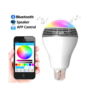 JK102 Smart LED Bulb APP Control Music Bluetooth Light Bulb RGB Color Changing Bluetooth Speaker Light Bulb