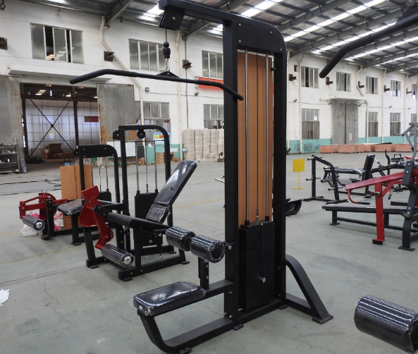 Hot Sale Gym Home Use Pin Loaded  80 Kg free Weight Stacks Lat Pull Down