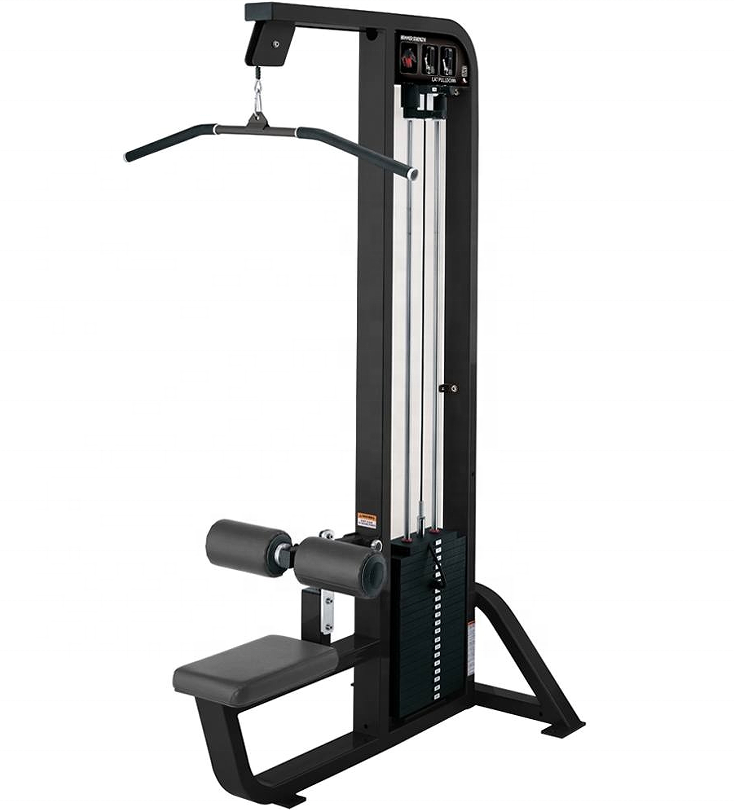 Hot Sale Gym Home Use Pin Loaded  80 Kg free Weight Stacks Lat Pull Down