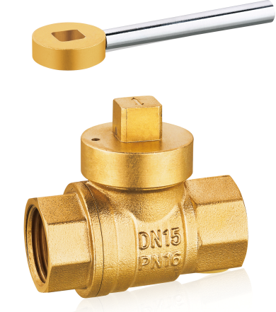 Excellent Quality Brass Magnetic Water Meter Lockable Ball Valve 3 Ways Ball Valve 1/4