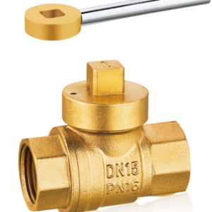 Excellent Quality Brass Magnetic Water Meter Lockable Ball Valve 3 Ways Ball Valve 1/4