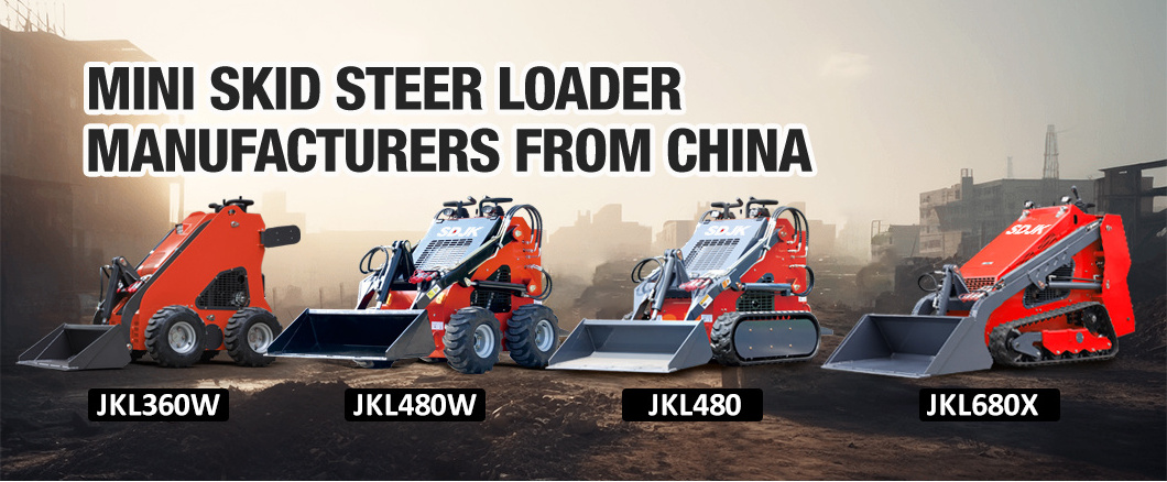 Free Shipping Cheap Epa Engine Wheel Loader Diesel mini skid steer track loader Mini Skid Steer Loader with track