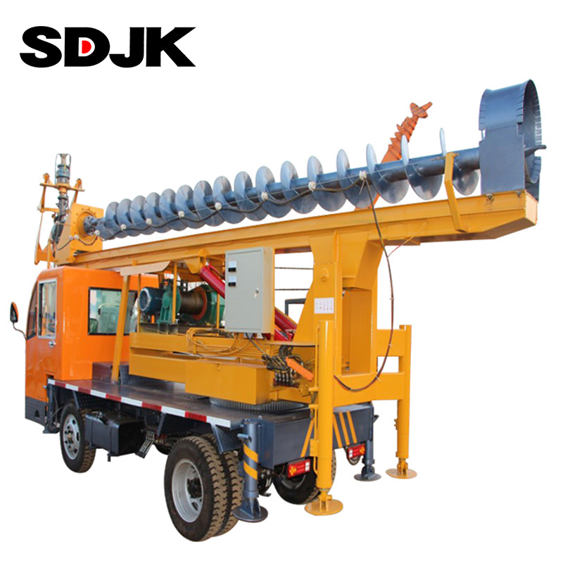 Tractor Installed Pole Digging Drop Hammer Pile Driver for sale