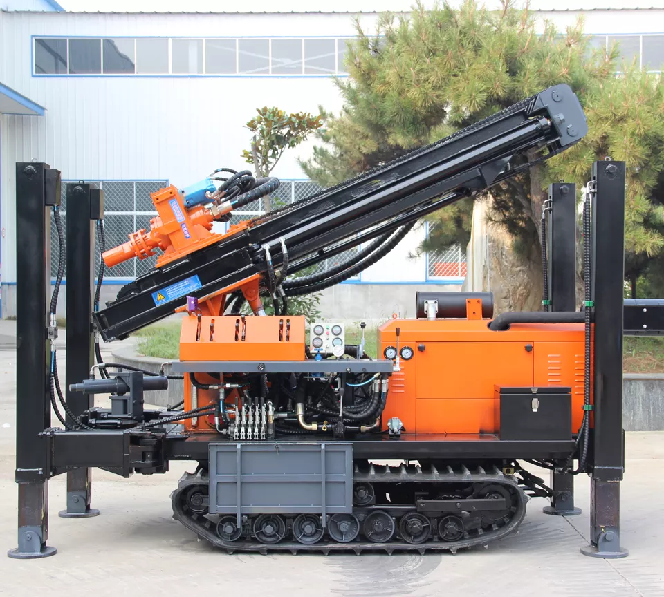 Water Well Drilling Rig Machine 100m Hydraulic Mine Drilling Rigs Rotary Hole Borehole Drill Machines for Sale