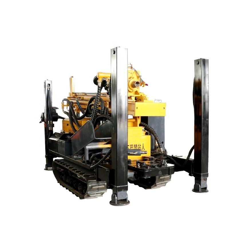 Good Price 200M Rotary Rig Drilling China Crawler Hydraulic Machine Water Well Drill Rig For Sale