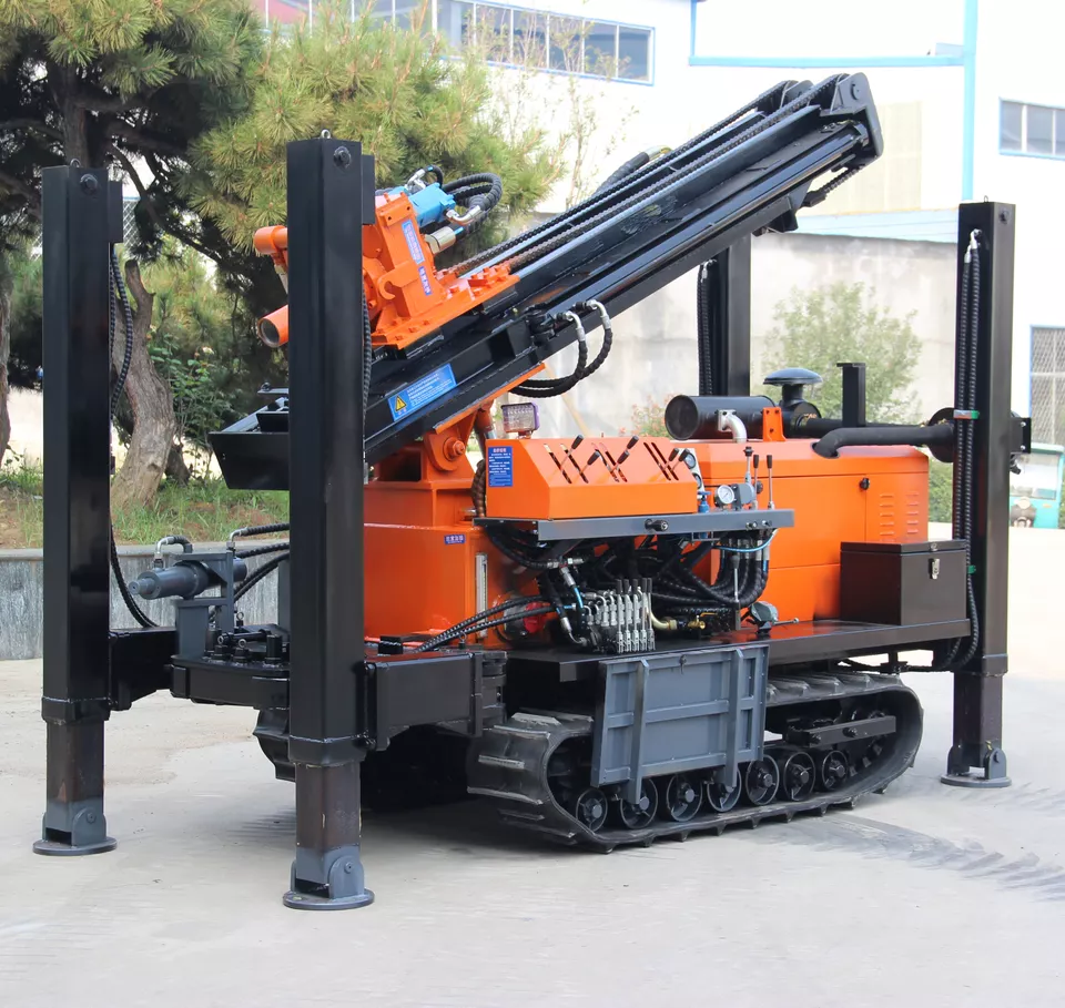 Water Well Drilling Rig Machine 100m Hydraulic Mine Drilling Rigs Rotary Hole Borehole Drill Machines for Sale