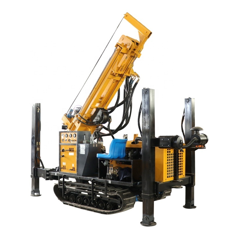 Good Price 200M Rotary Rig Drilling China Crawler Hydraulic Machine Water Well Drill Rig For Sale