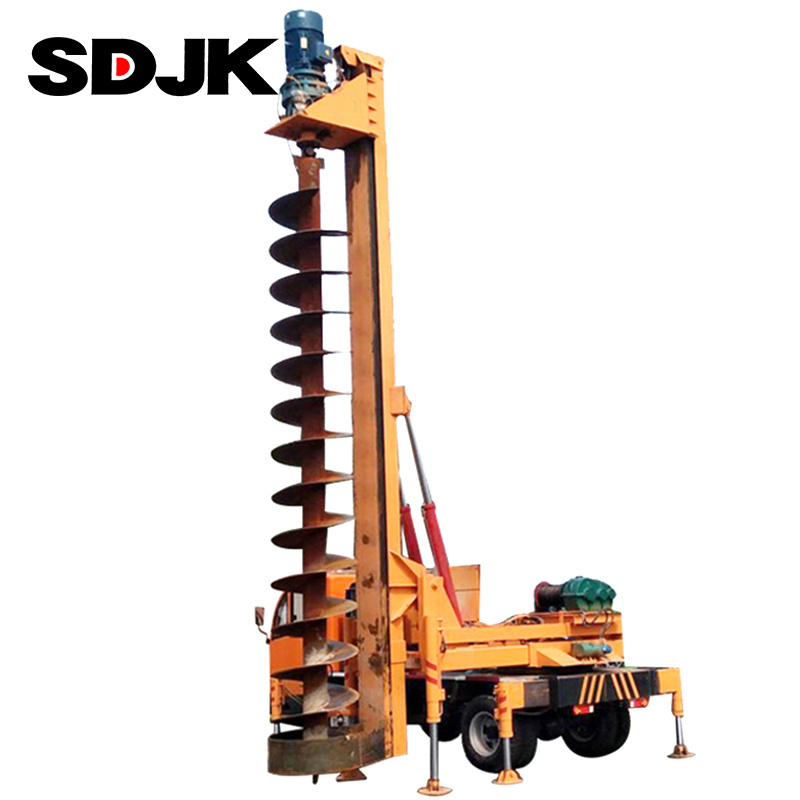 Tractor Installed Pole Digging Drop Hammer Pile Driver for sale