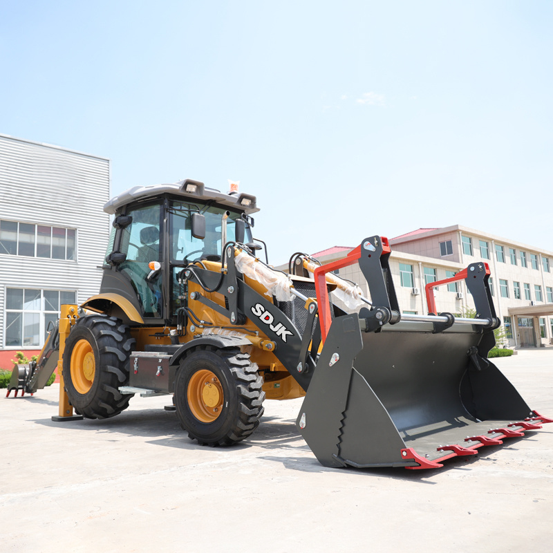 free shipping chinese mini backhoe loader second hand backhoe loader 4x4 compact tractor with loader and backhoe