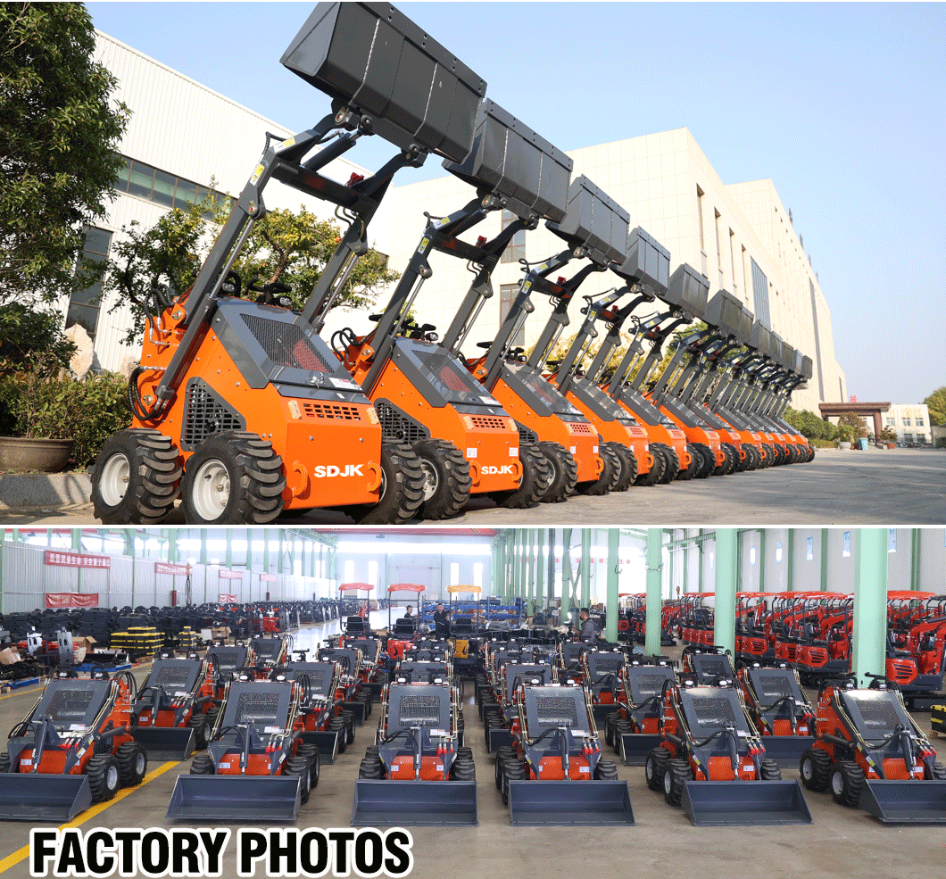 Free Shipping Cheap Epa Engine Wheel Loader Diesel mini skid steer track loader Mini Skid Steer Loader with track