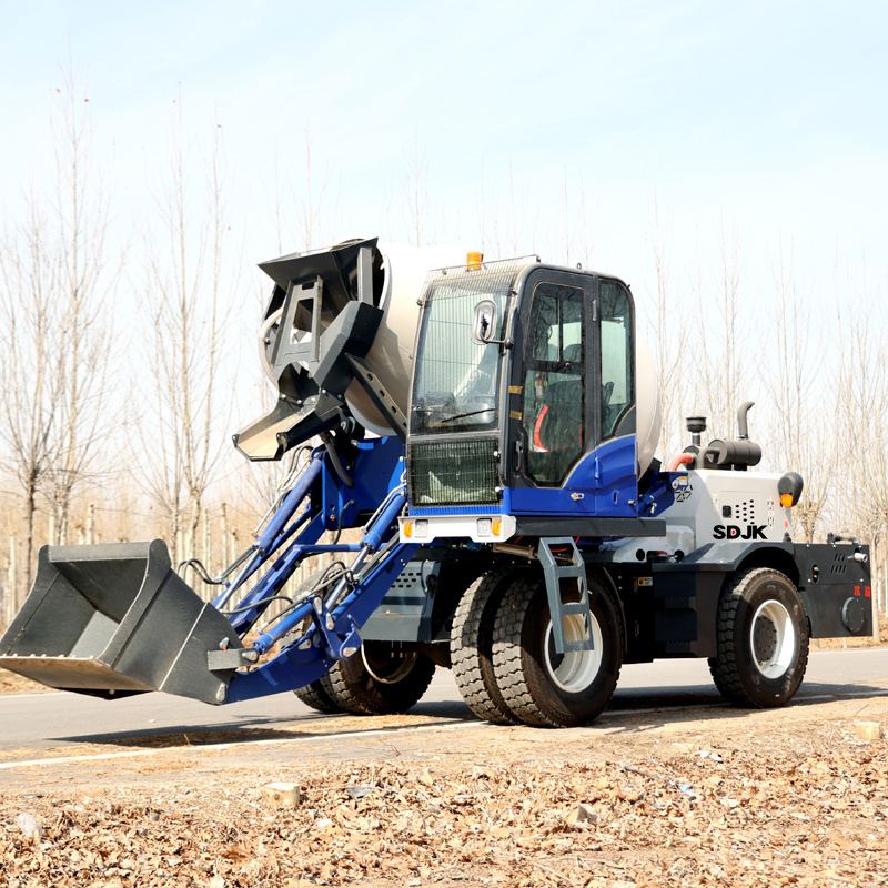 Custom Made High Efficiency Hot Selling Engineering Machine 3.5 m3 Self Feeding Mini concrete truck mixer