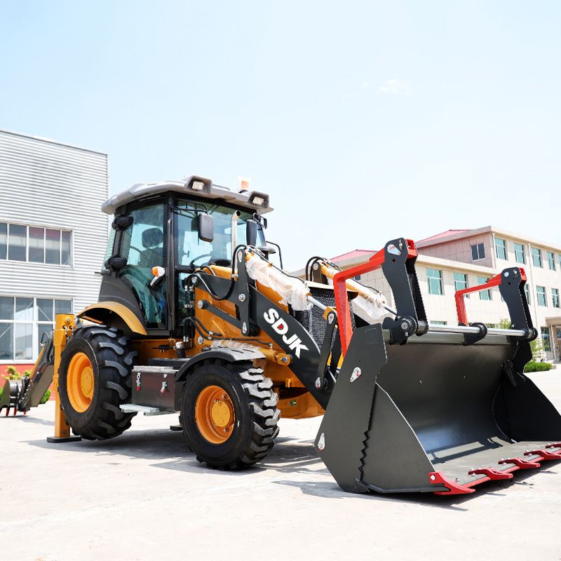 Free Shipping China Factory Epa Engine Wheel Loader Mini Backhoe Excavator Loader 4x4 Backhoe Loader For Sale