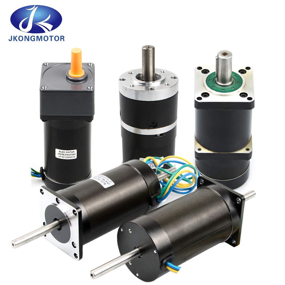 Jkongmotor 12v 24v 36v 48v 72v 310v Brushless Dc Worm Geared Motor Bldc series Dc Motor + encoder + gearbox Sliding Gate Opener