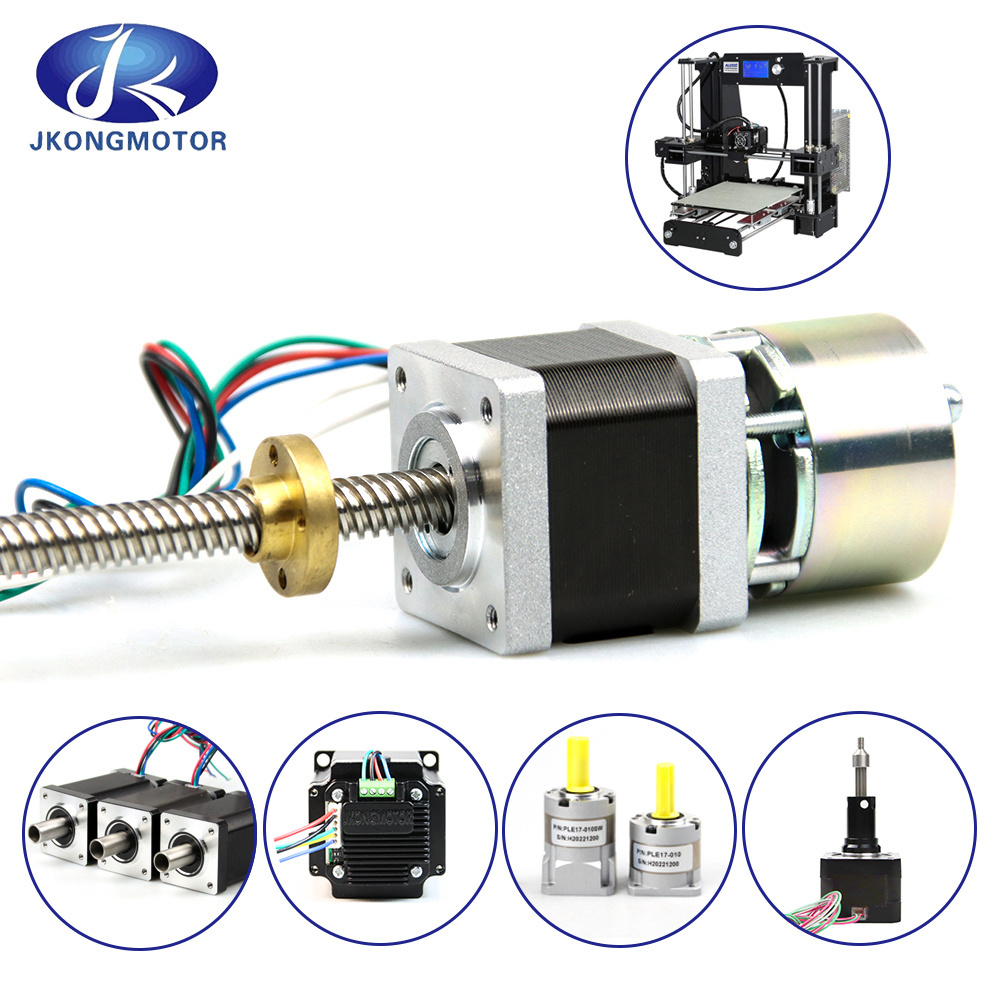 step motor nema24 with 24v brake for Ball Screws Linear Module Sliding Table Motion System micro linear actuator