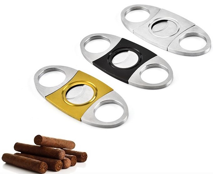 Stainless steel cigar cutter shears new design cigar scissor knife