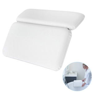 Luxurious Bath Pillow Ergonomic Bathtub Cushion For Waterproof Luxurious Spa Bath Tub Pillow Spa, 3D Pvc Bath Neck Pillow