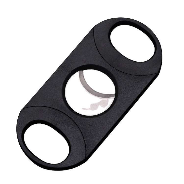 Luxury Men Gifts Cigar V Cutter Stainless Steel Double Sharp Blade Custom Cigar Cutter