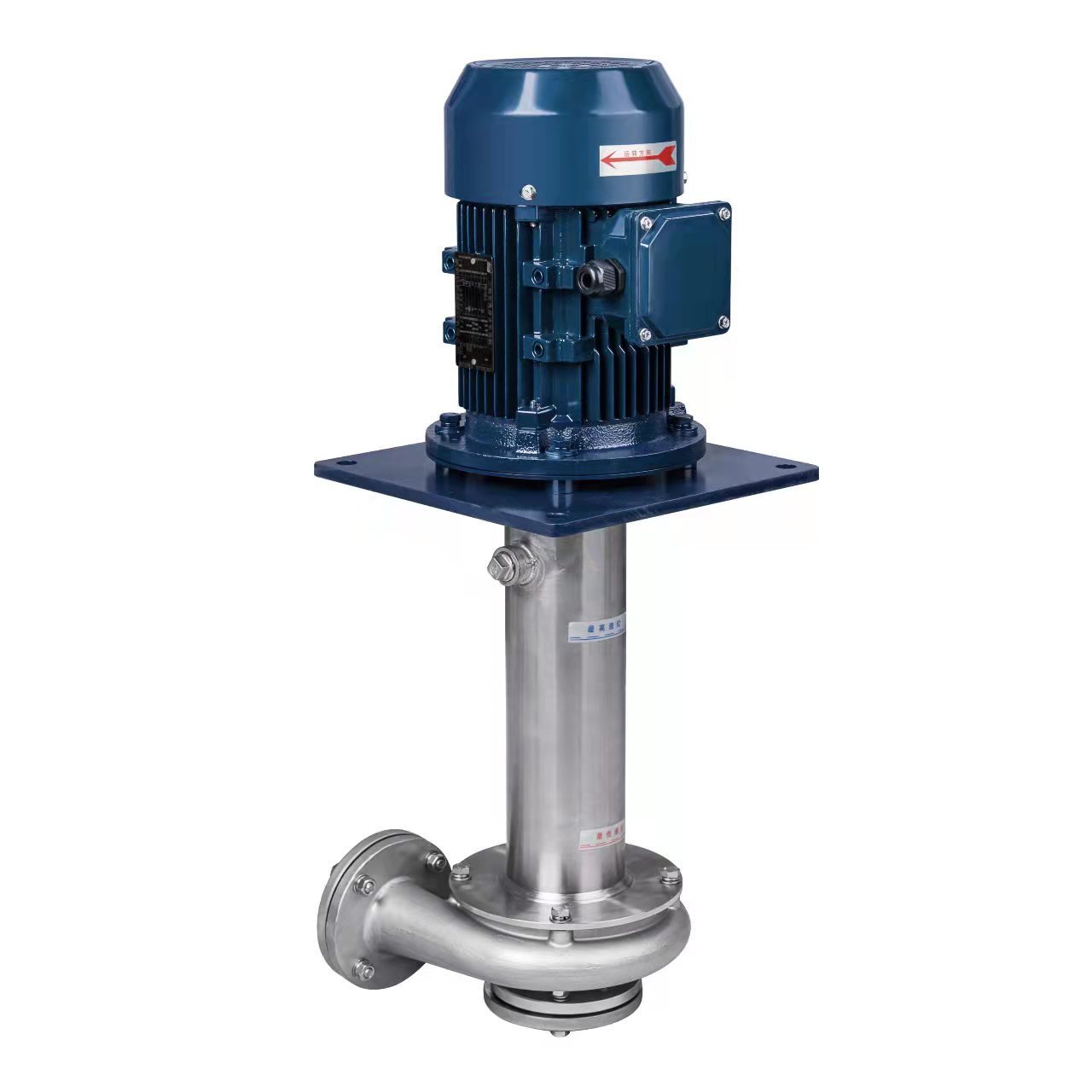 Electric Chemicals Transfer Pump Stainless Steel Centrifugal Vertical Pump