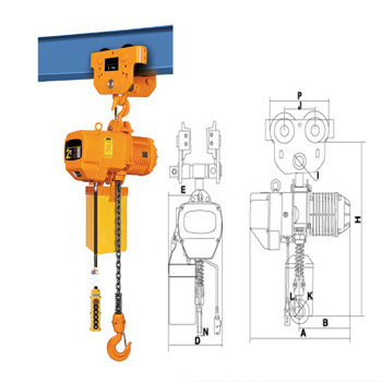 liftket electric chain hoist used chain hoist manufacturers with hook or torlley