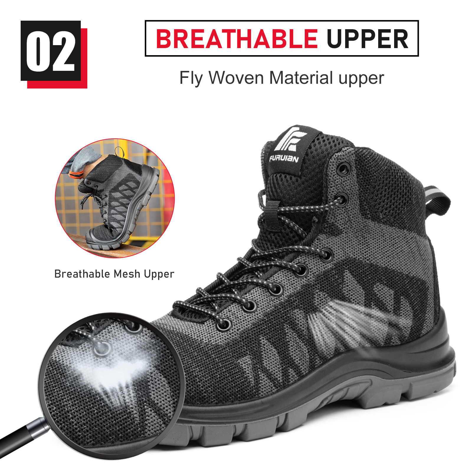 JIANKUN wholesale Industrial construction safety shoes light weight Steel Toe with PU Insole safety girl boots women