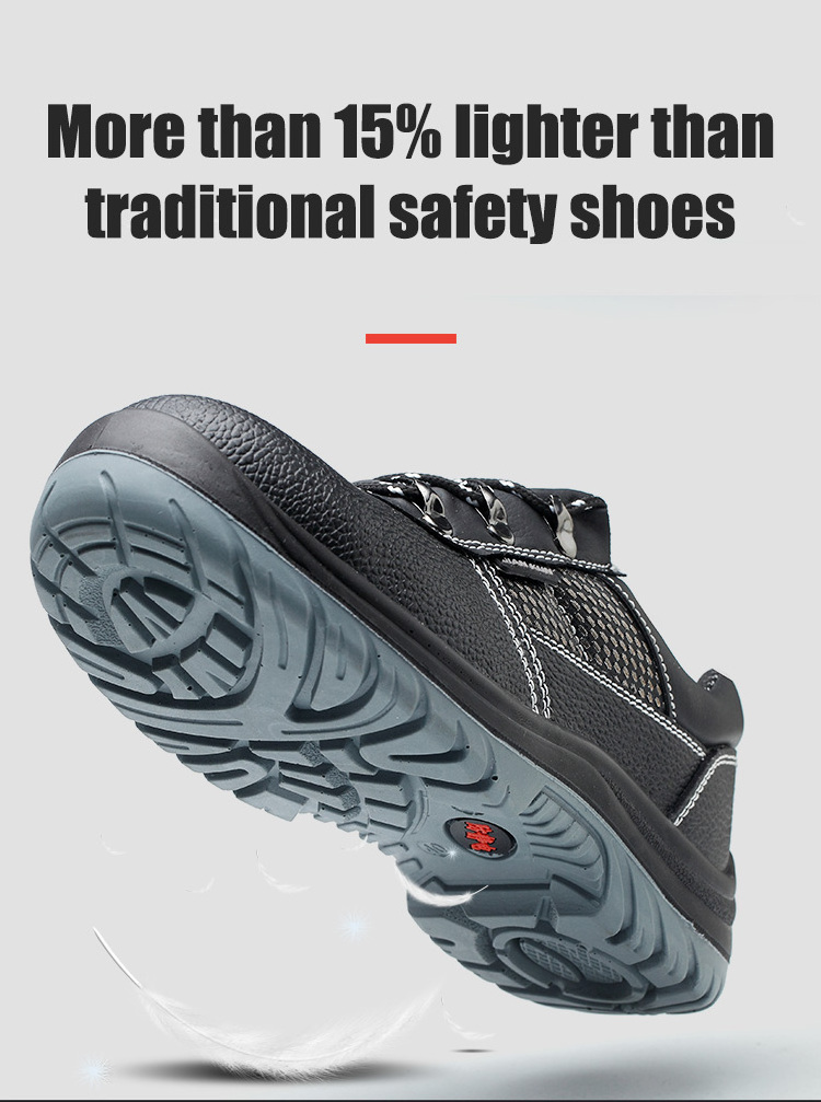 JIANKUN Unisex Custom Embossed Leather Shoes CE Supported Warm Summer/Spring Steel Toe Anti-Impact Protective Industrial