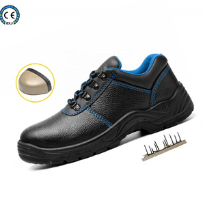 JIANKUN CE Men's Low Cut Steel Toe Work Boots Factory Slip & Waterproof Oil-Resistant Safety Shoes Cheap Price