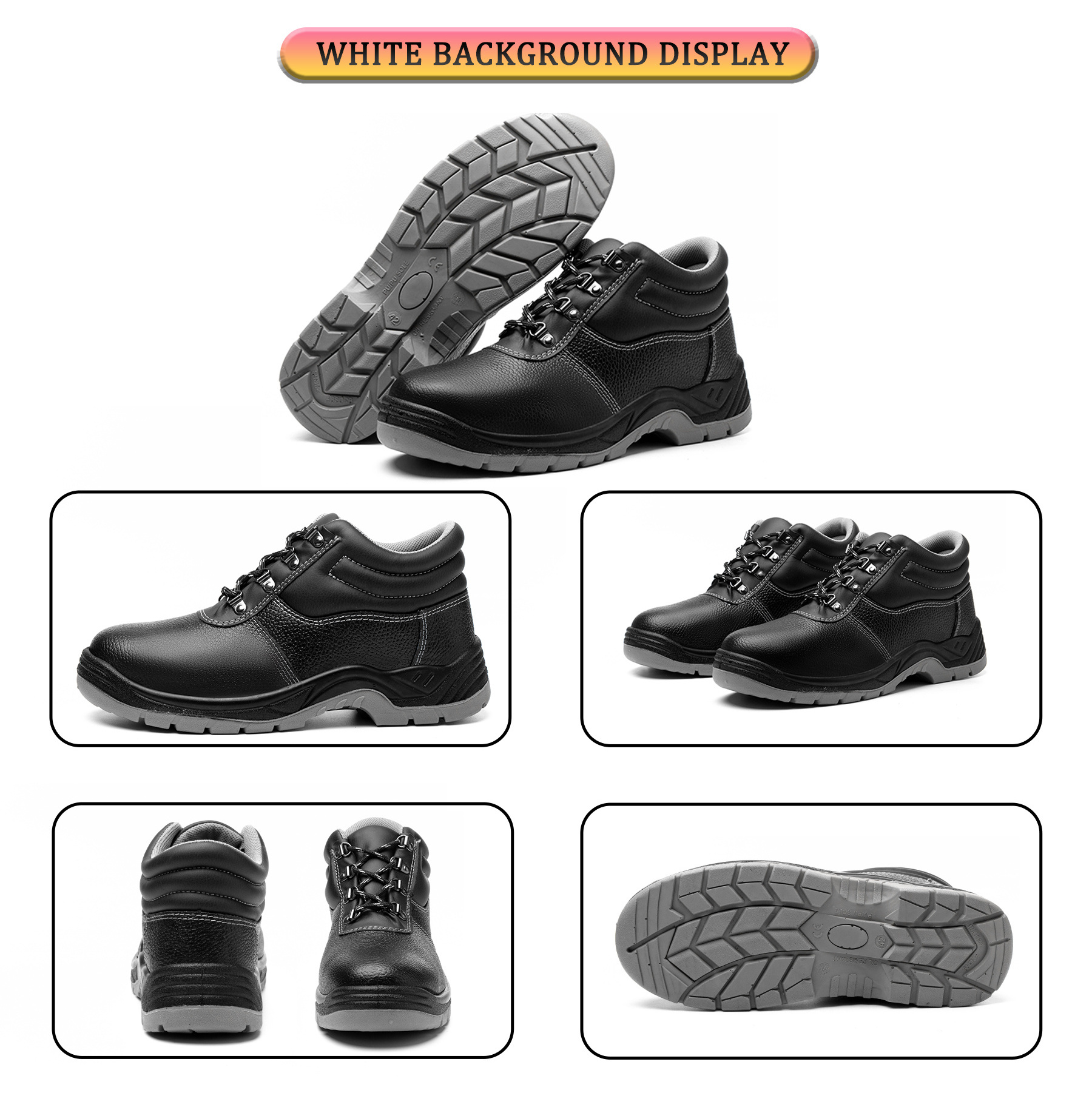 JIANKUN Cheap safety shoes CE S3 steel toe steel bottom anti-smashing anti-puncture cheap high quality work shoes