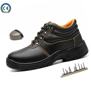 JIANKUN Factory Direct sales anti-smashing anti-puncture $5 cheap safety shoes CE standard work shoes for men