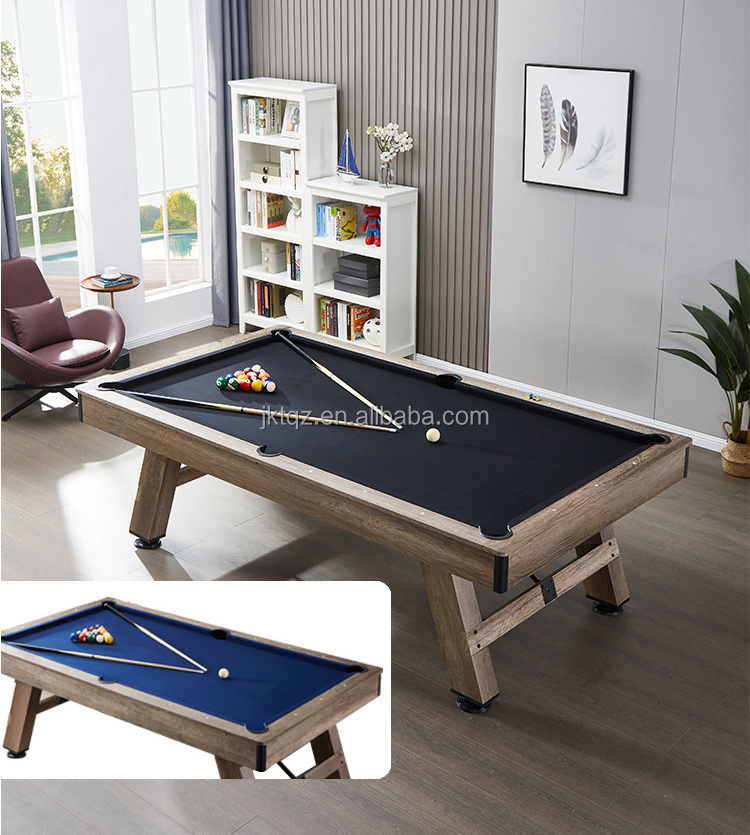 Custom 6FT 7FT 8FT MDF PVC Laminate French Folding Snooker Pool Billiard Table For Sale