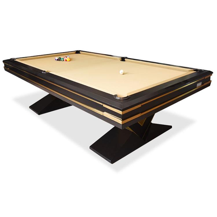 American billiards table light luxury fashion modern standard adult household Black 8 nine billiards table two in one